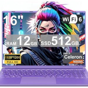 Ordenador Portátil 16 Pulgadas Celeron N5095